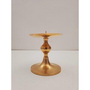 Vintage solid Brass candle holder. Candle Holder with Spike for pillar candle